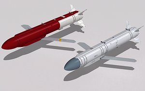 Grom missiles family 3D
