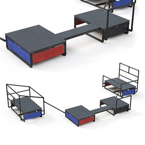 3D Compact Parkour Obstacle Course