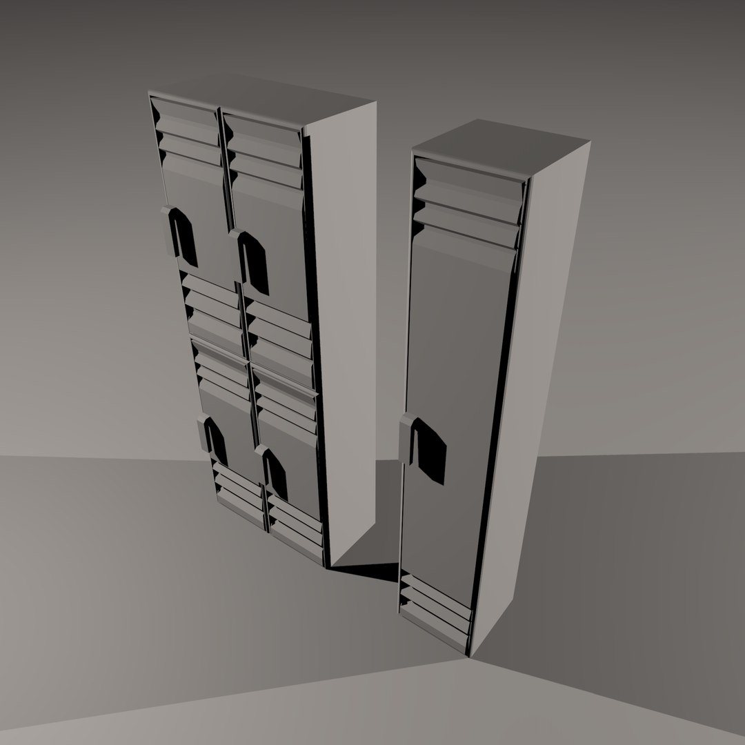 lockers3d模型