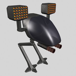 mech urban battles 3d model