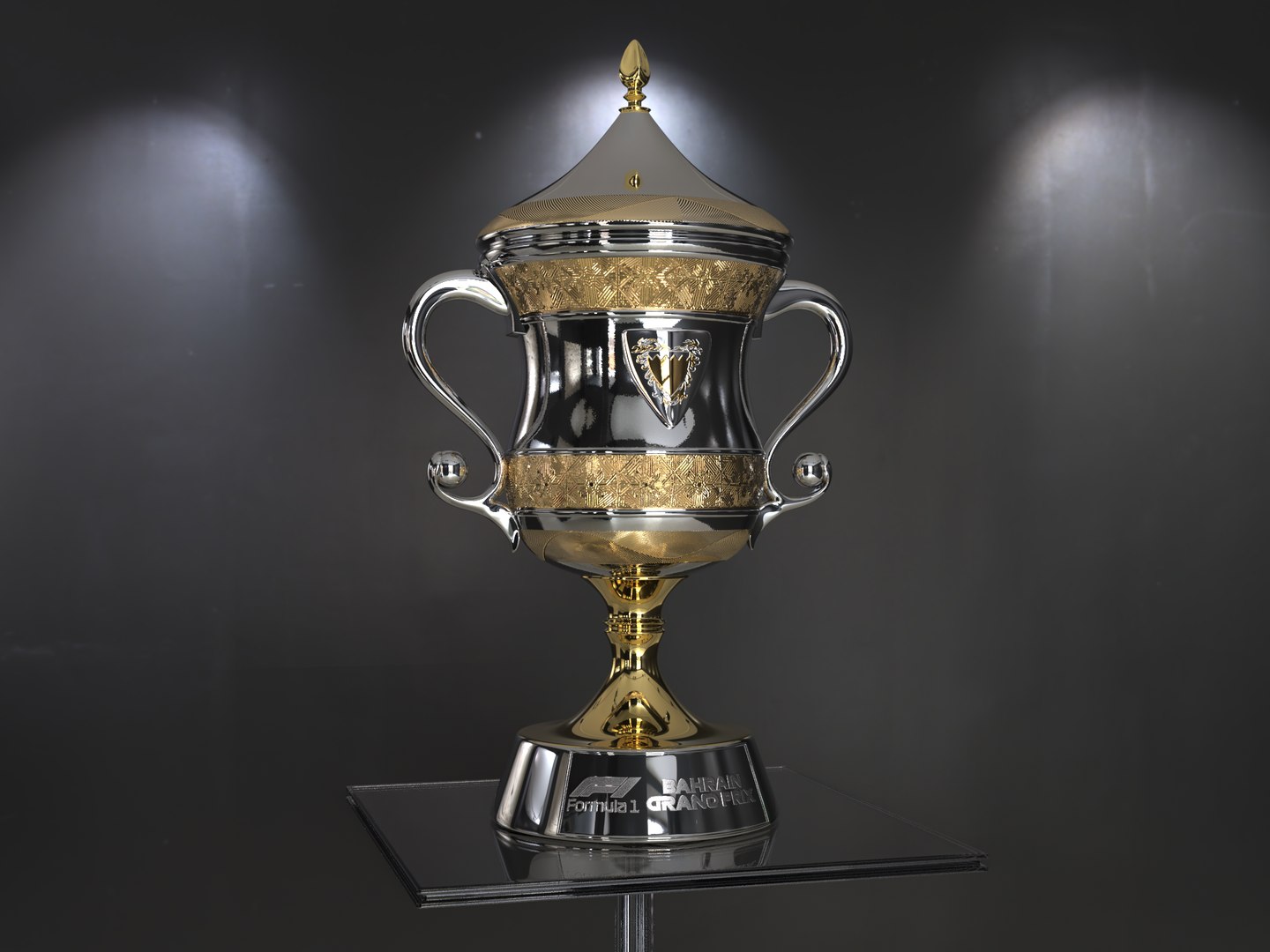 3D F1 Bahrain GP Award Trophy - TurboSquid 2524456