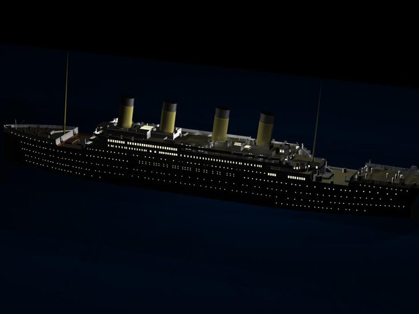 titanic 3d max