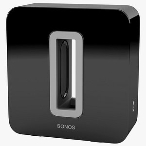 3ds max wireless subwoofer sonos sub