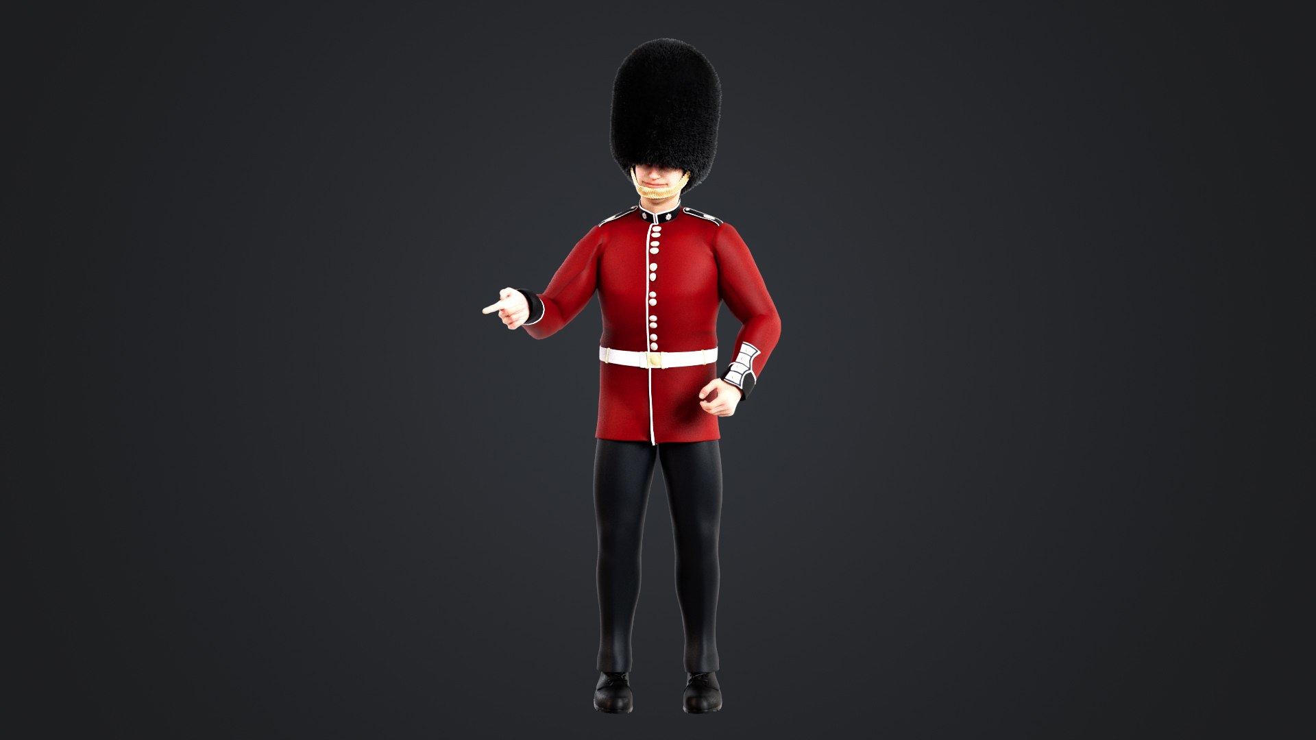 British Honour Guard Model - TurboSquid 2329616