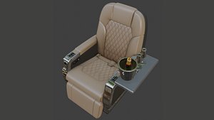 airplane chair 3D model