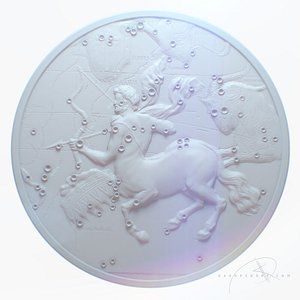 relief sagittarius 3d model
