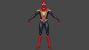 3D Iron Spider-Man model