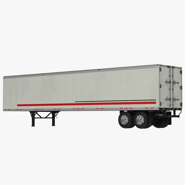 3d model of semi trailer