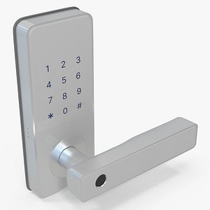 Fingerprint Smart Door Lock 3D