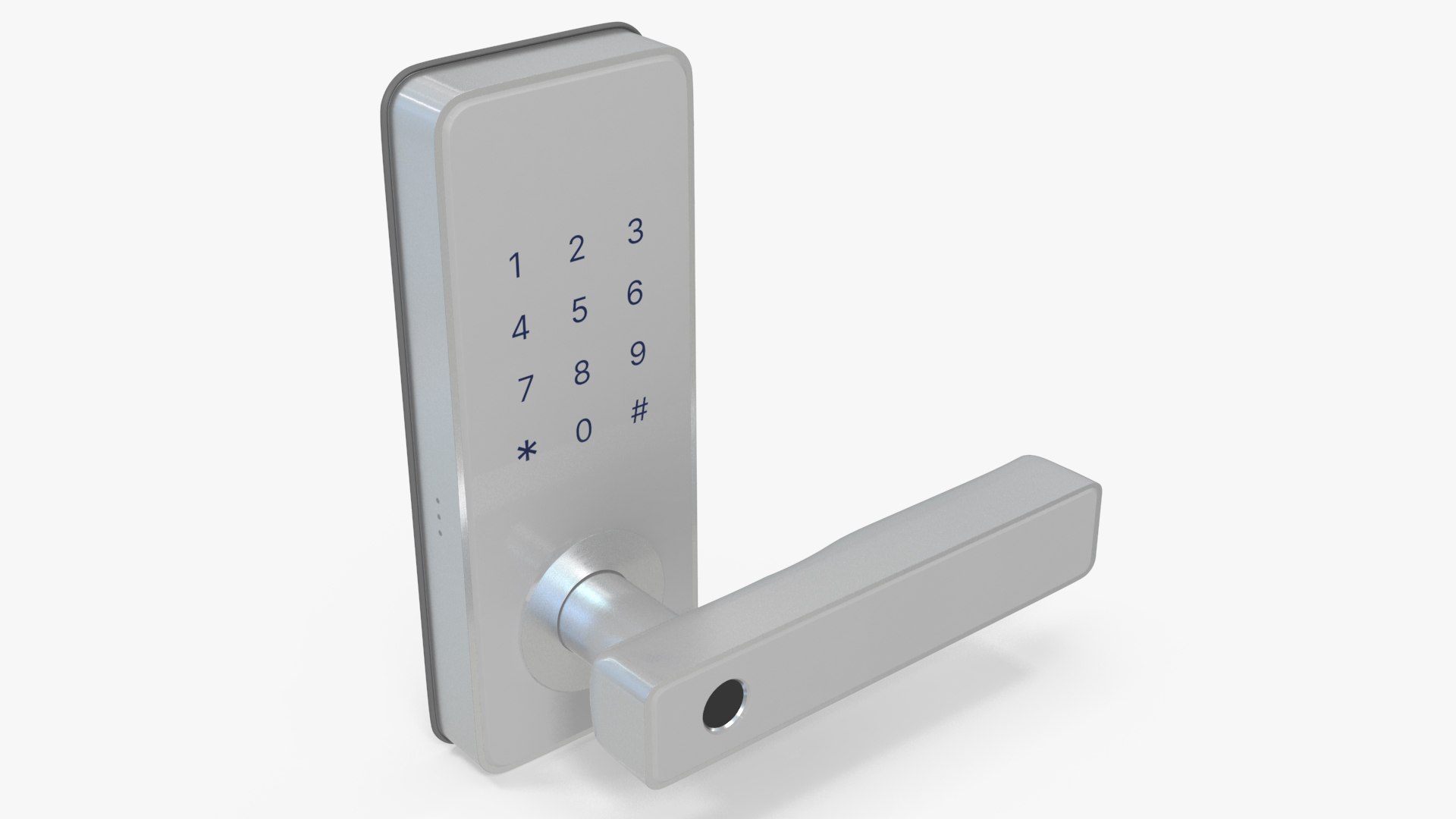 Fingerprint Smart Door Lock 3D model preview