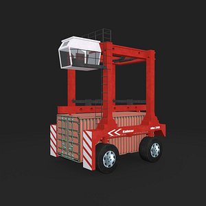 straddle carrier 3D model