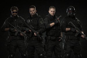 Ultimate AAA Swat Soldier Pack model