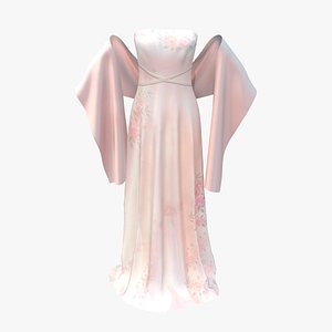 Fairy Outfit With Shawl 3D model