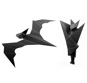 bats stl wrl 3D model