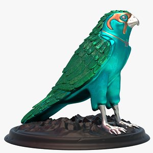 falcon statue 3d x