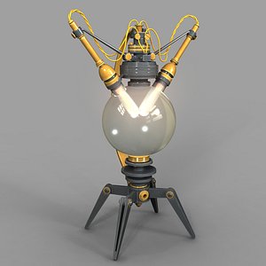 3D lamp steampunk model