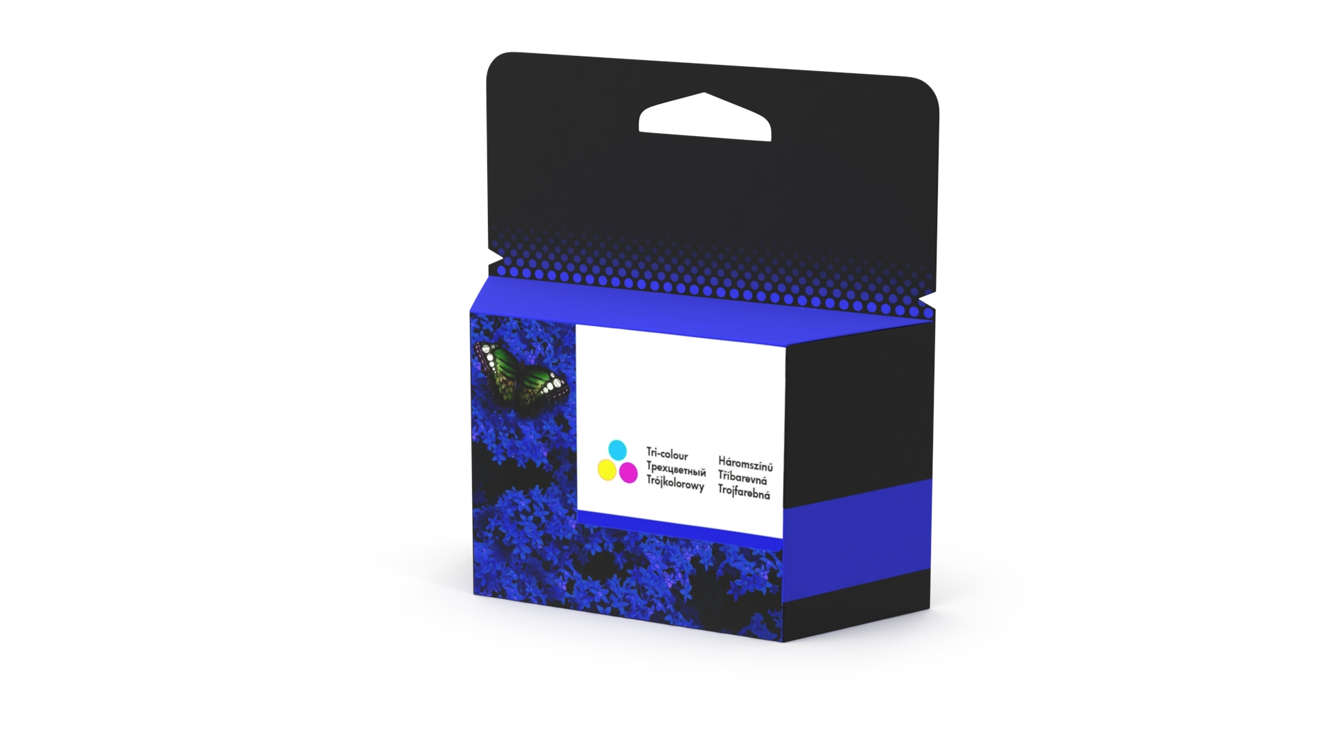 Printer Cartridge Tricolor Box Model - TurboSquid 2156927