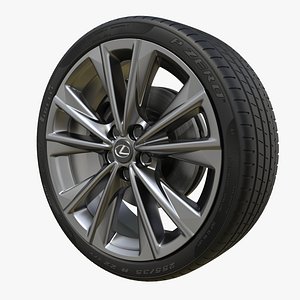 lexus es wheel 3D model