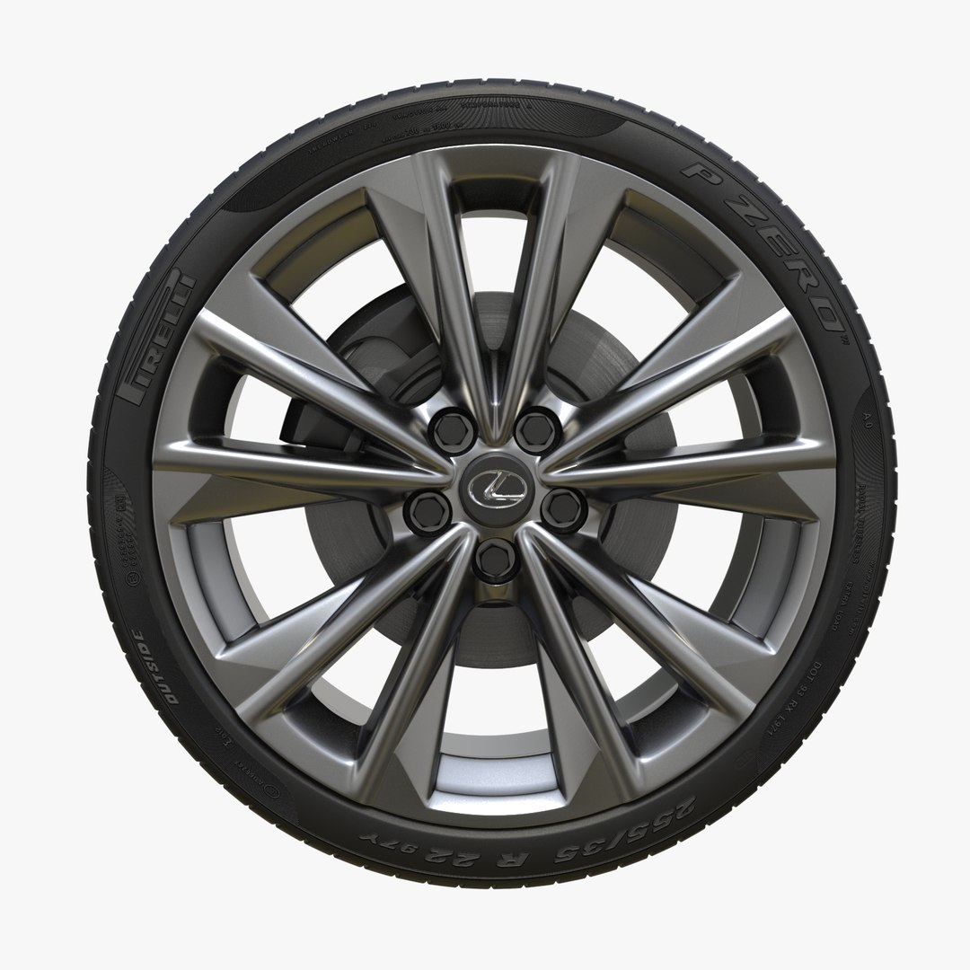 Lexus Es Wheel 3D Model - TurboSquid 1401952