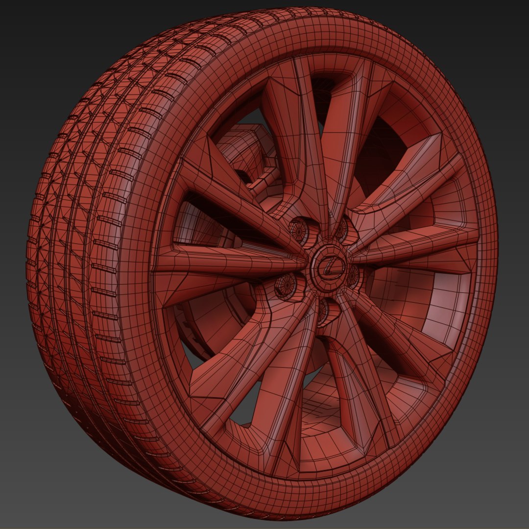 Lexus Es Wheel 3D Model - TurboSquid 1401952