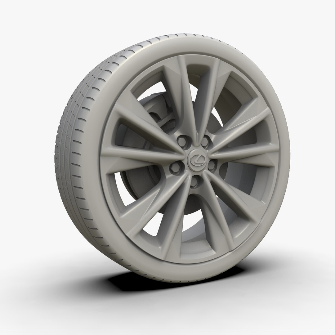 Lexus Es Wheel 3D Model - TurboSquid 1401952