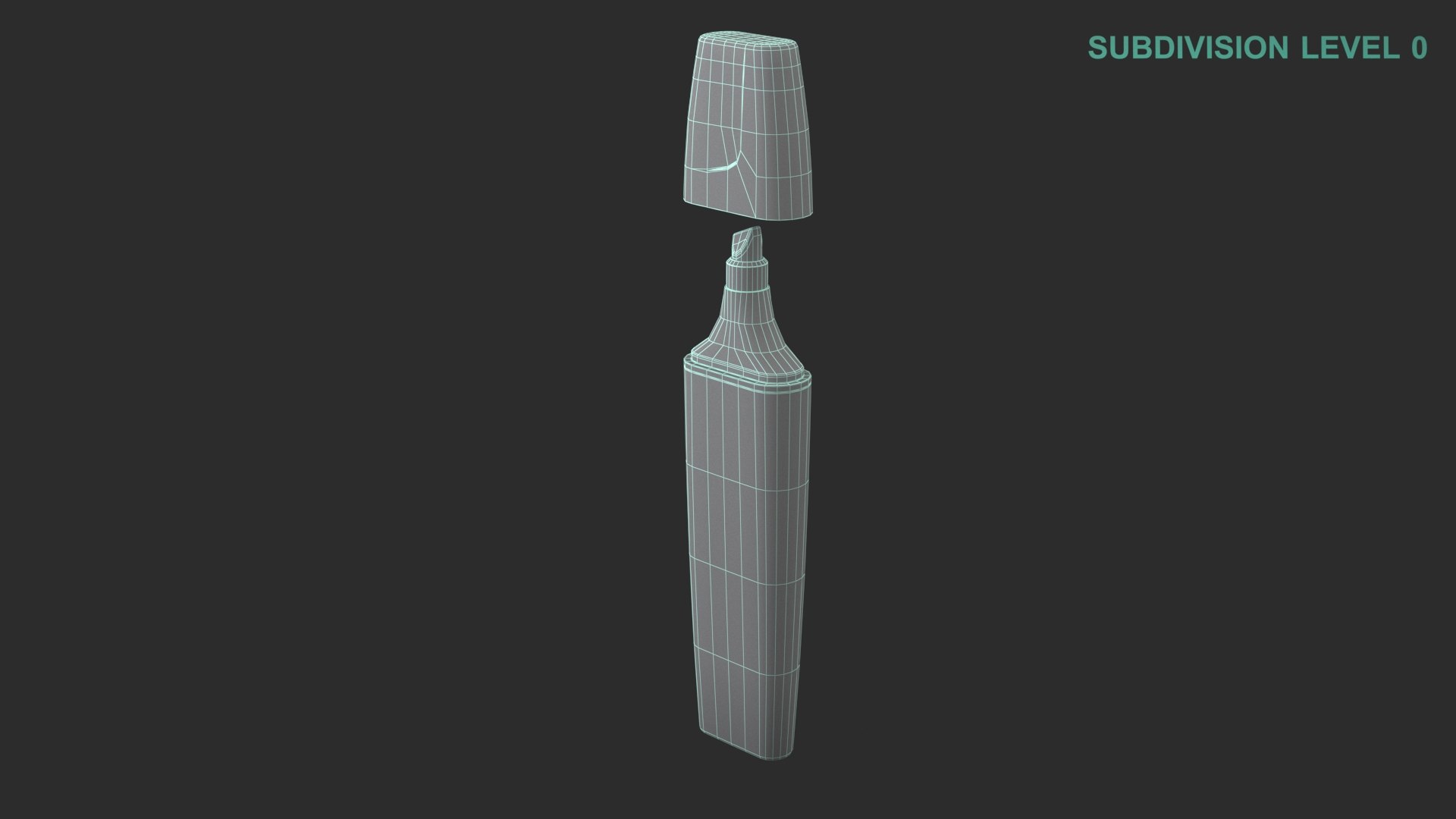 3D Highlighter model https://p.turbosquid.com/ts-thumb/tU/wrv5ZE/OV/wireframe0009/jpg/1670392948/1920x1080/fit_q87/66231c023e2e0c253631cf9e4948bc4bbd260b71/wireframe0009.jpg