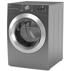 3D model LG dryer machine