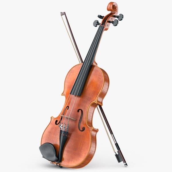 violin viola 3d model