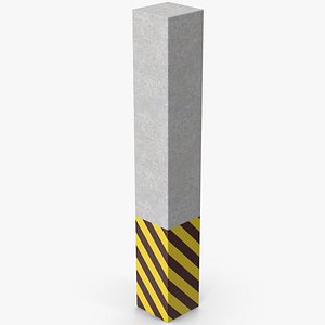 3D model Parking Column