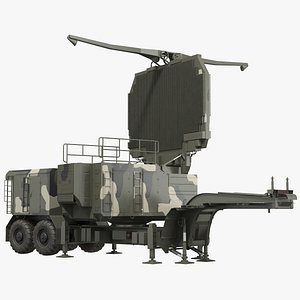 Phased Array Aquisition Radar 64N6 Camouflage Rigged