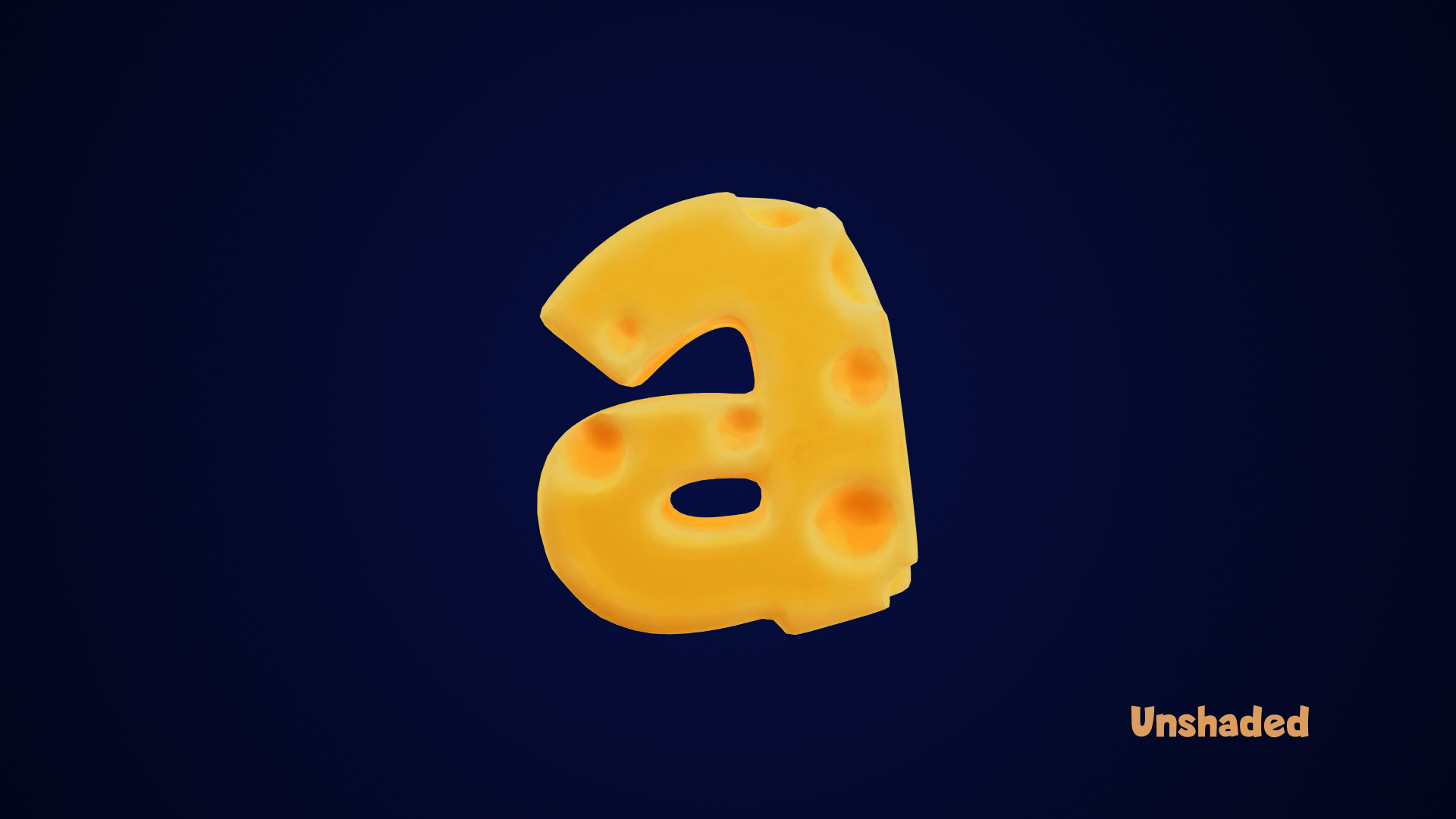 Cheese Alphabet lower-case 3D model https://p.turbosquid.com/ts-thumb/tV/FTfPGI/GC/01aunshadedtt/png/1688567368/1920x1080/turn_fit_q99/d57a493fb25a759ab61f40f2e0cfa11ecbabec74/01aunshadedtt-1.jpg