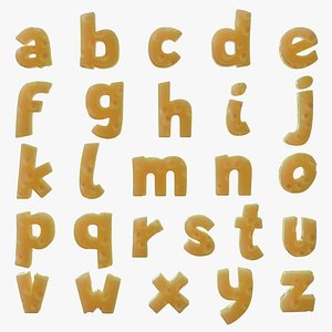 Cheese Alphabet Lowercase