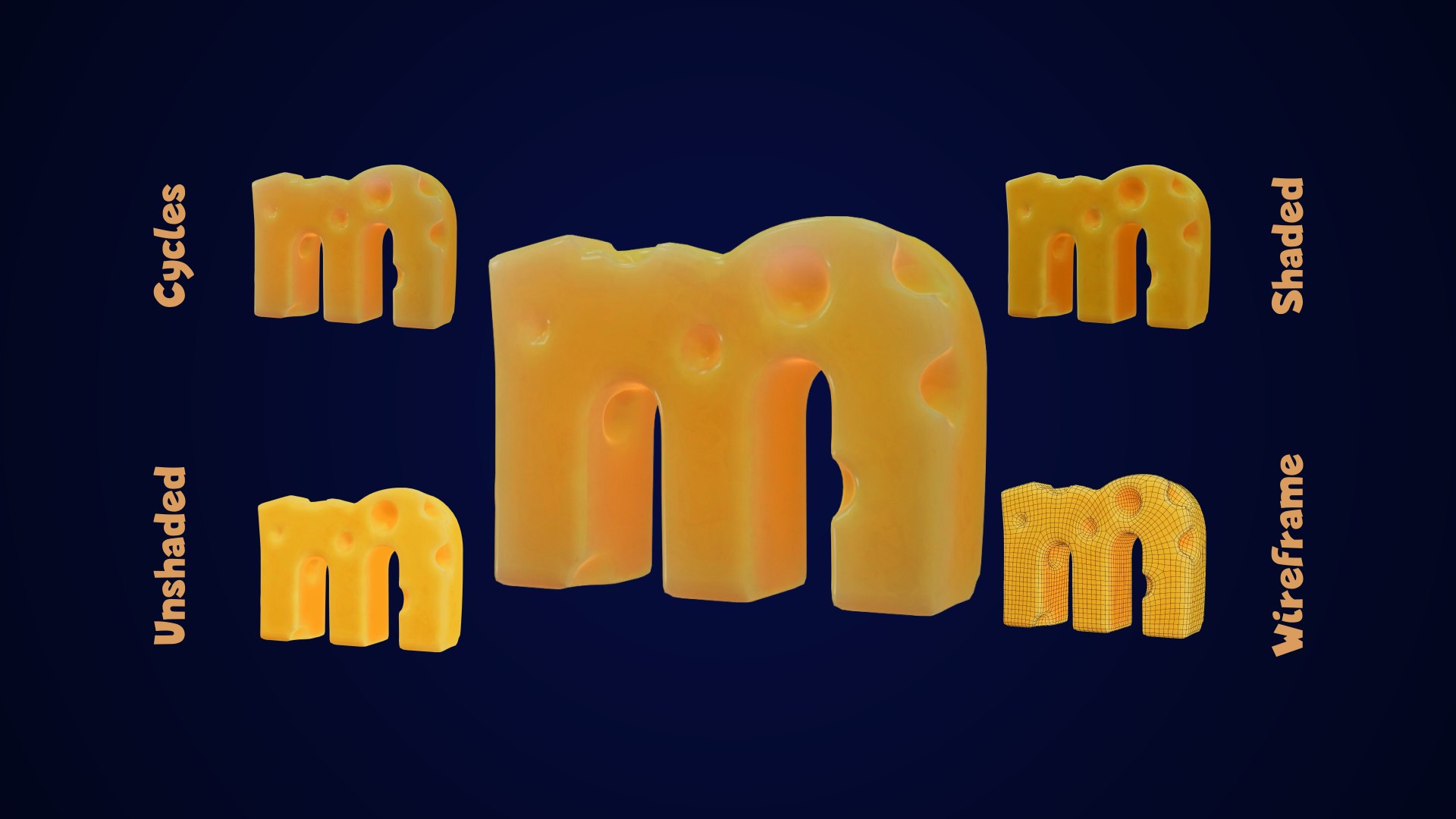Cheese Alphabet lower-case 3D model https://p.turbosquid.com/ts-thumb/tV/FTfPGI/aR/cheesealphabetlowercase0021417/png/1688570949/1920x1080/fit_q87/c81c94b8be64f36dbd32782bd49143edaedd9b97/cheesealphabetlowercase0021417.jpg