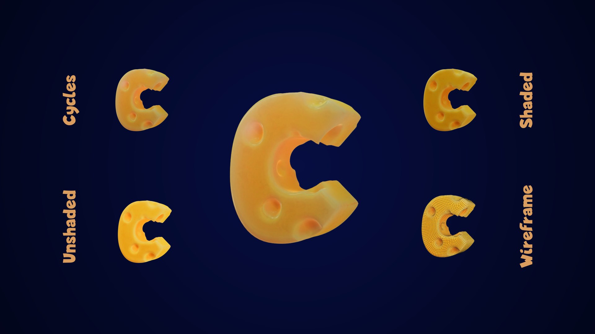 Cheese Alphabet lower-case 3D model https://p.turbosquid.com/ts-thumb/tV/FTfPGI/f8/cheesealphabetlowercase0003417/png/1688570939/1920x1080/fit_q87/0a3350d4f4d9319a5d8ac64a3c2bd81999527034/cheesealphabetlowercase0003417.jpg
