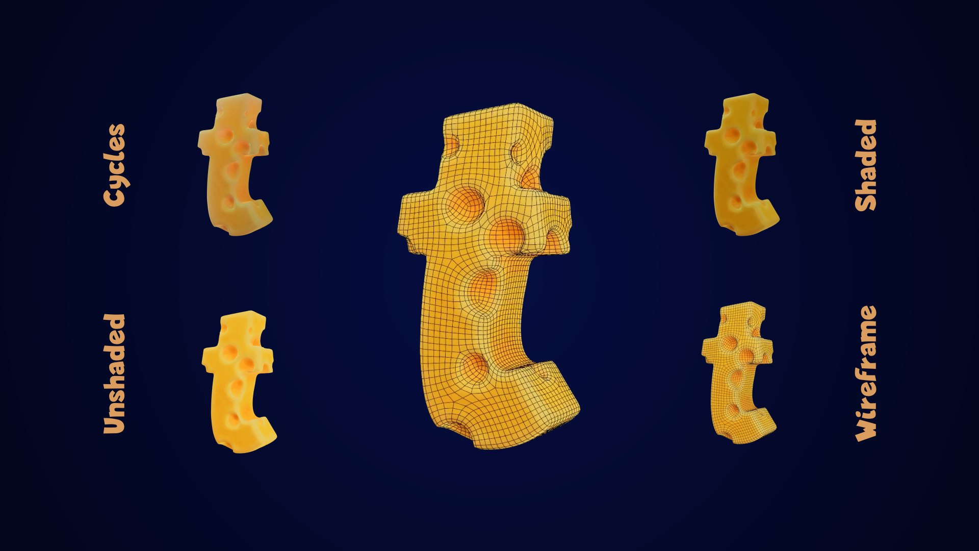 Cheese Alphabet lower-case 3D model https://p.turbosquid.com/ts-thumb/tV/FTfPGI/lG/cheesealphabetlowercase0032917/png/1688570957/1920x1080/fit_q87/b855454fa9797f5f17b417d23ed471ce245dd396/cheesealphabetlowercase0032917.jpg