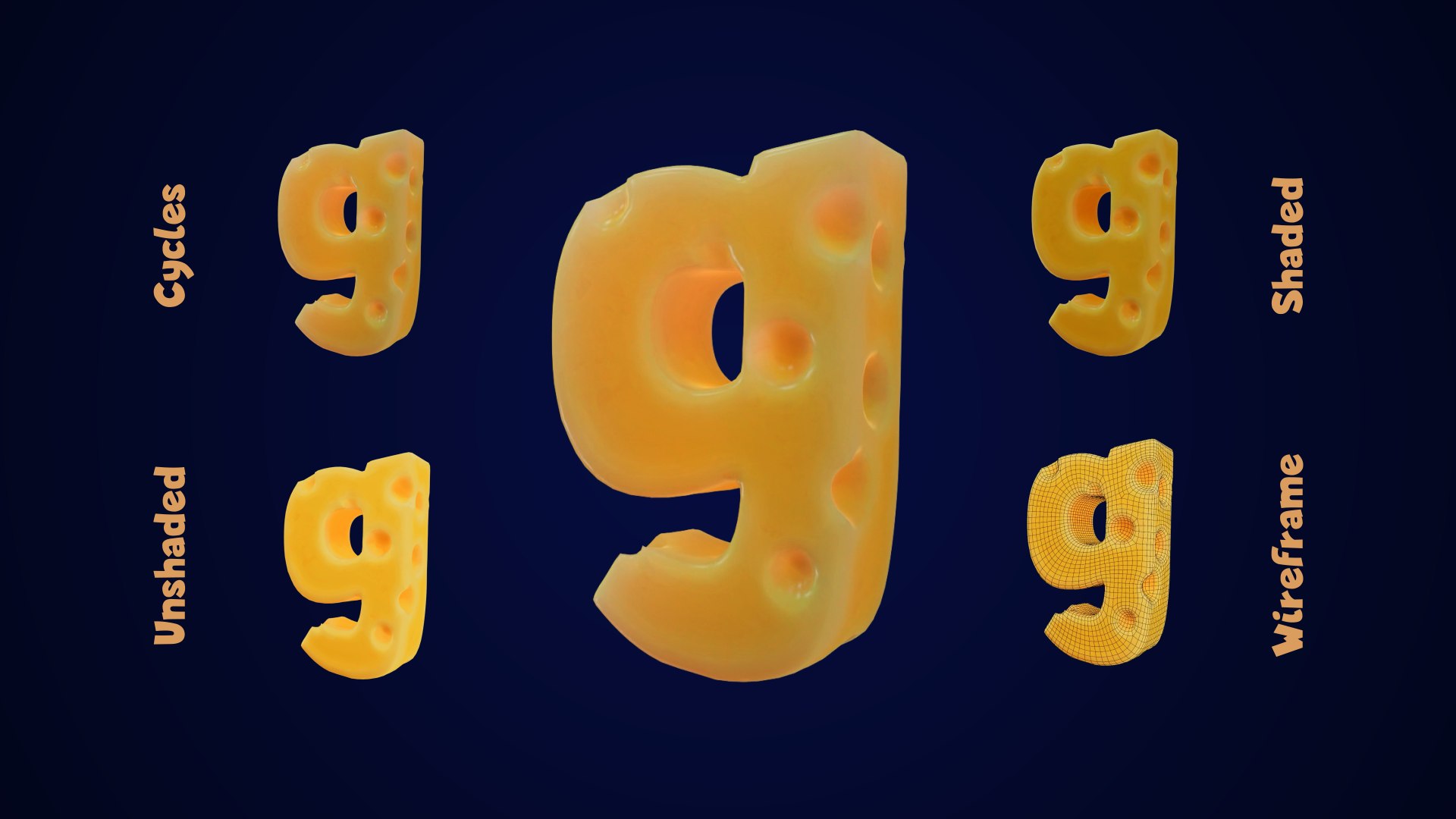 Cheese Alphabet lower-case 3D model https://p.turbosquid.com/ts-thumb/tV/FTfPGI/oN/cheesealphabetlowercase0011417/png/1688570943/1920x1080/fit_q87/993a458350f8ab2db98f33cfe8dd102a3763dd69/cheesealphabetlowercase0011417.jpg