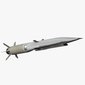 3D Boeing X51 Hypersonic Test Vehicle White model