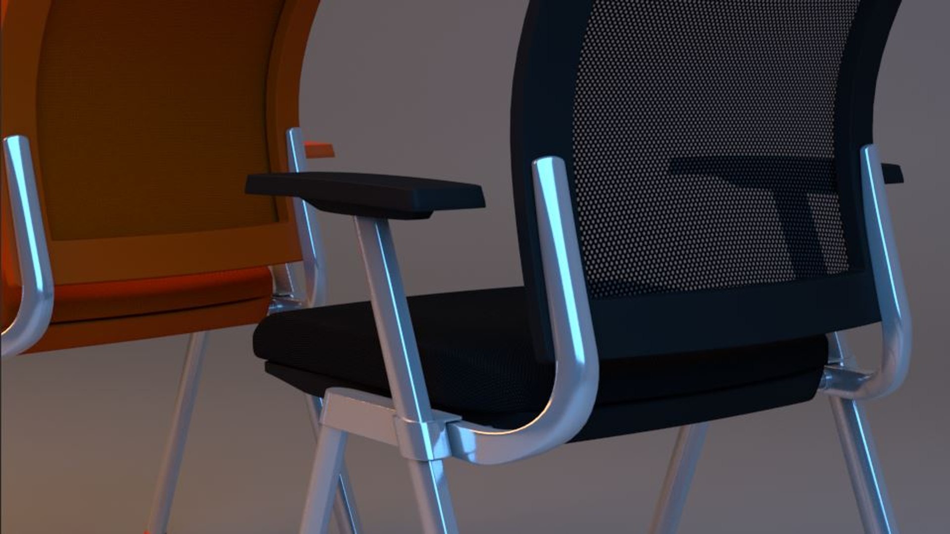 Rigged Office Chair 3D Model - TurboSquid 1371938