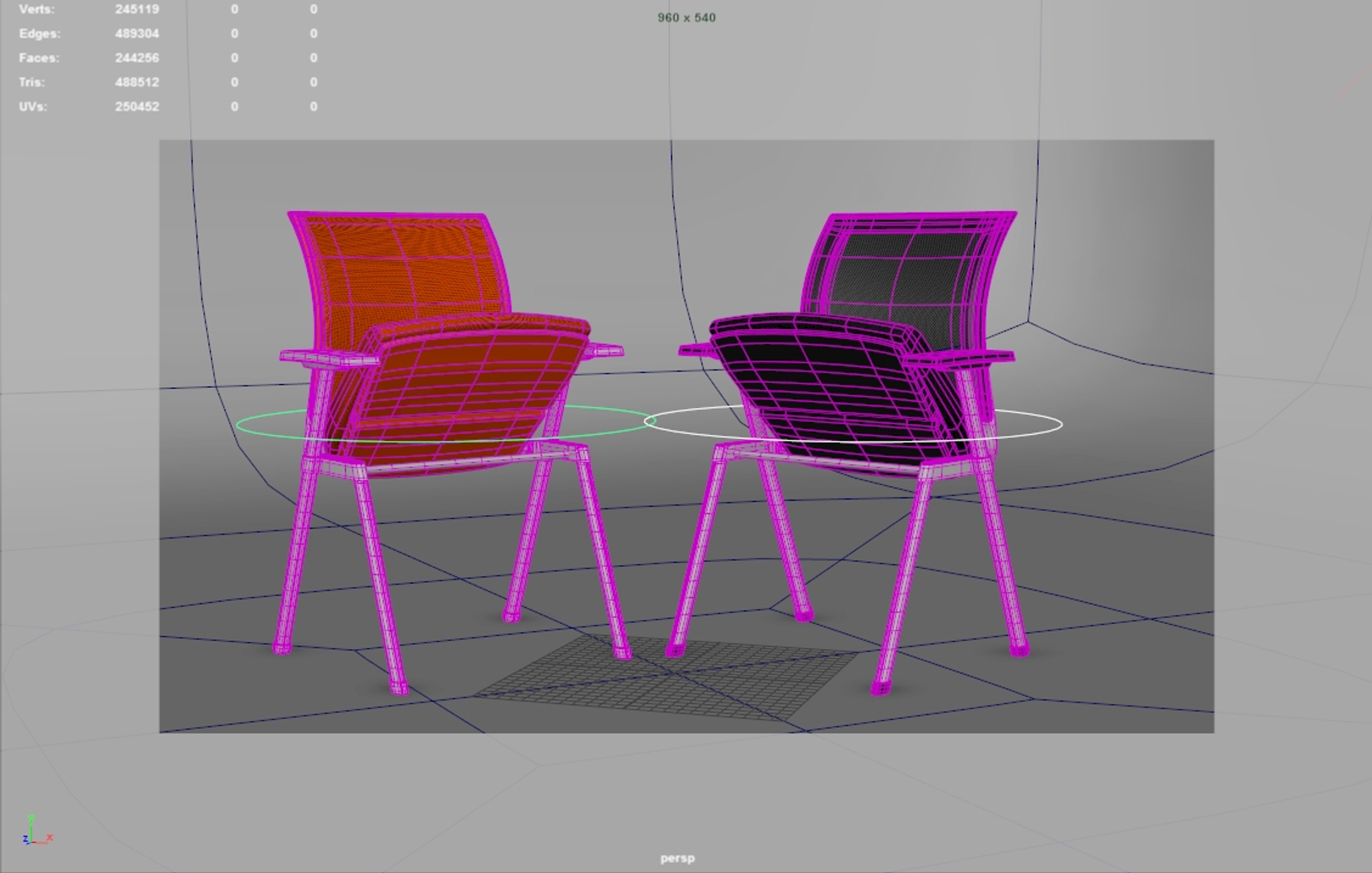 Rigged Office Chair 3D Model - TurboSquid 1371938
