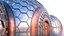 Sci-Fi Glass hexagon Dome complex 1