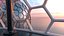 Sci-Fi Glass hexagon Dome complex 1