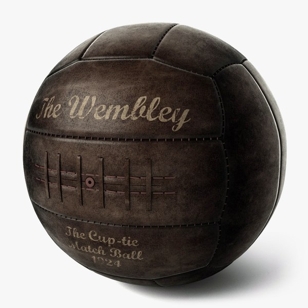 3d vintage soccer ball wembley