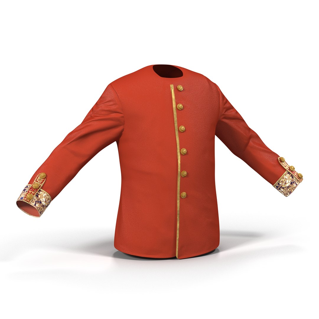 Medieval Royal Shirt 3D model preview
