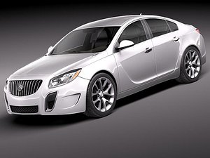 3d buick regal 2012 sedan model