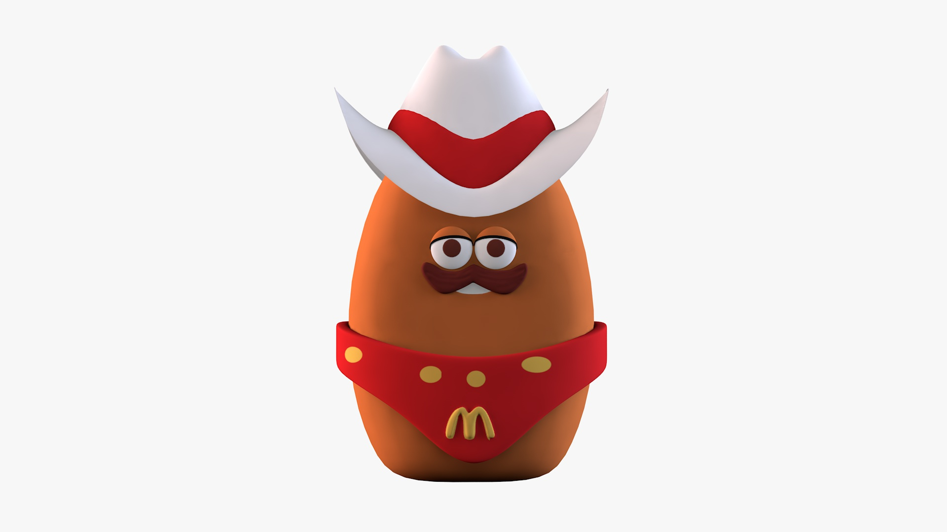 Cowboy Nugget Model 3D TurboSquid 1912197