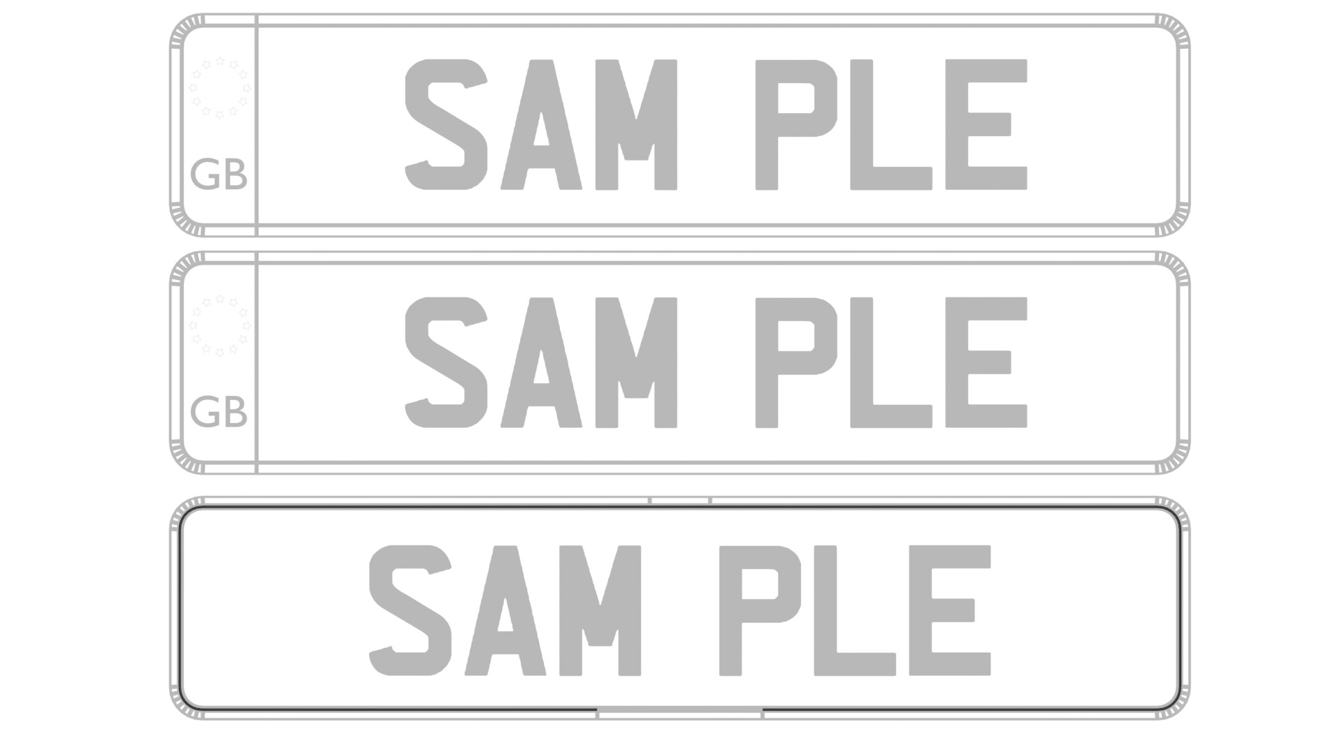 UK NumberPlates 3D model https://p.turbosquid.com/ts-thumb/tV/RjpFAg/hW/ire/png/1642101056/1920x1080/fit_q87/b48c564927f74a1ff483cdef0ef0091bec015360/ire.jpg