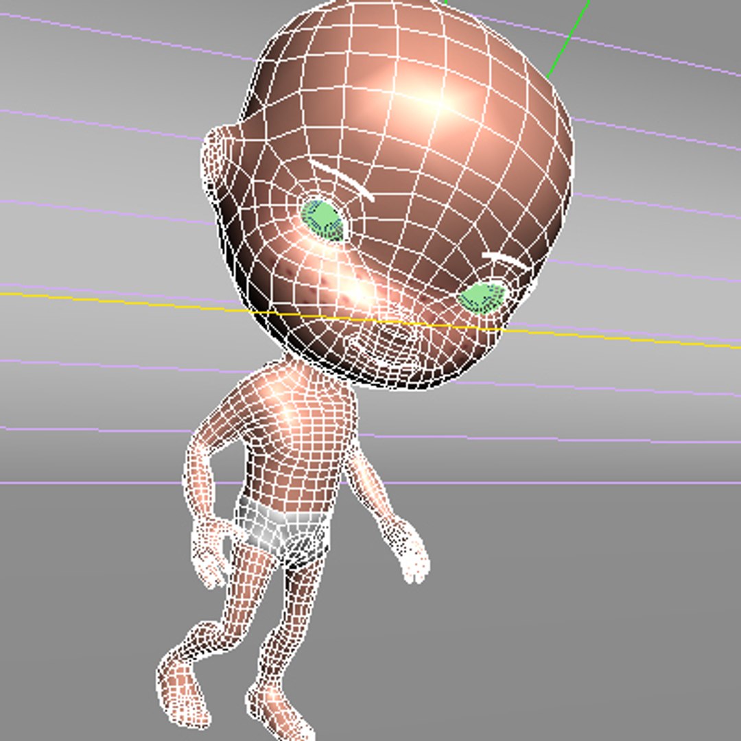 Human Kid Child 3d Model