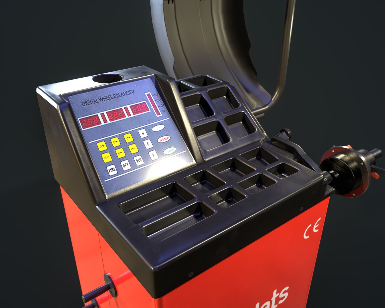 3D Wheel Balancer Model - TurboSquid 2126075