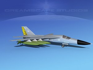 3d model bomber fb-111