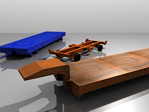 3dsmax pack industrial trailer